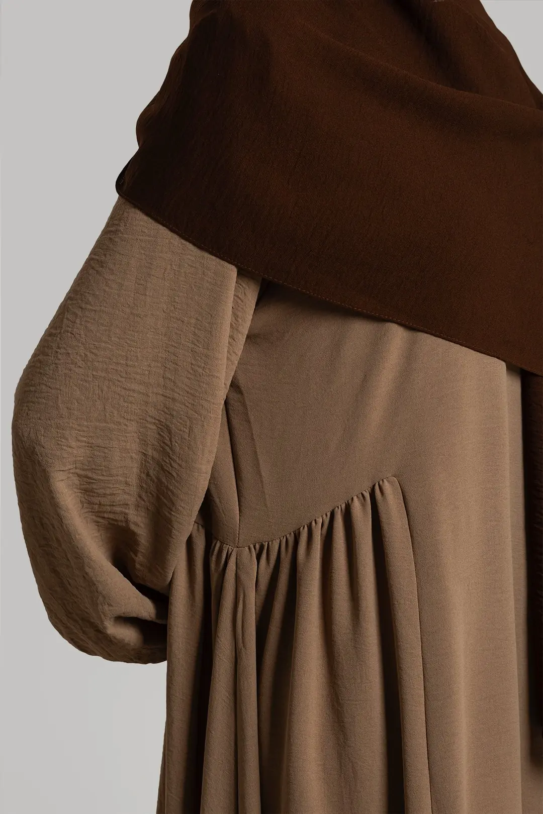 Yoke-style Ayrobin Dress, Mink 2