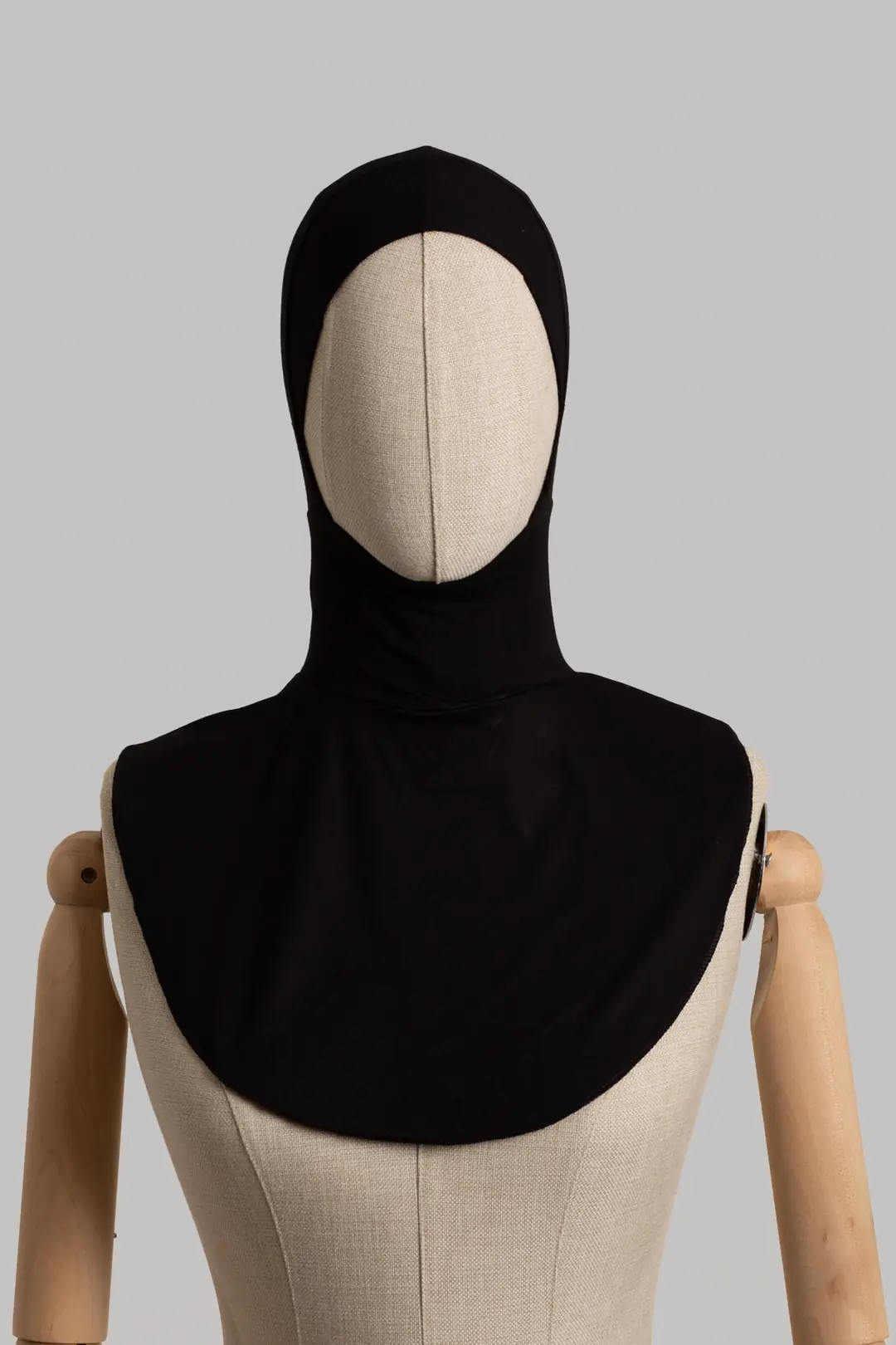 Neck Scarf Bonnet Black