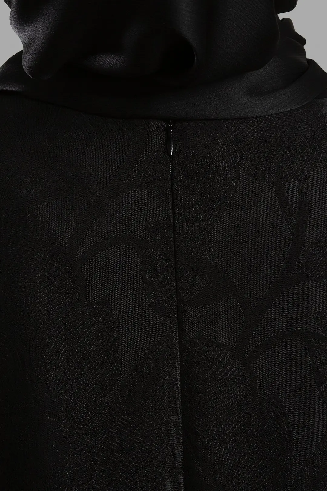 Jacquard Cupra Dress Black 3
