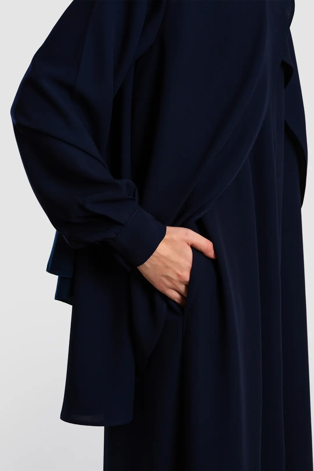 Navy Blue Zippered Ferace 10
