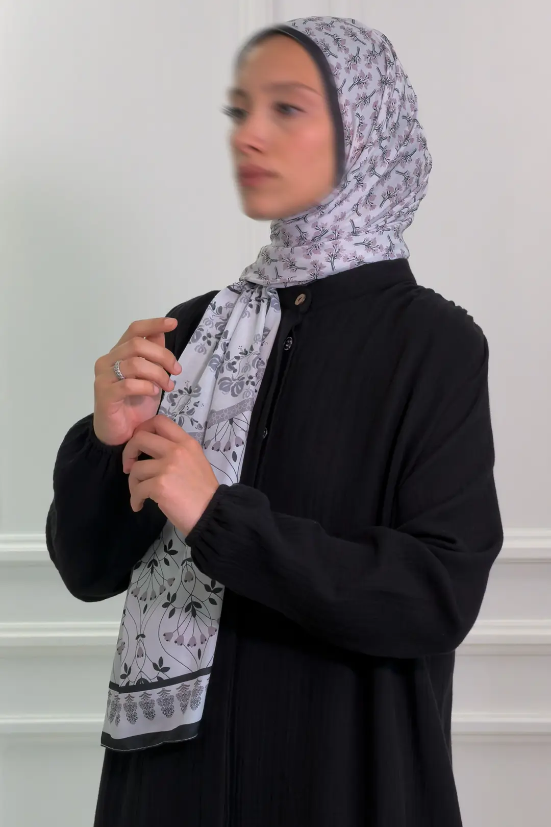 Müslin Pantolonlu Takım Siyah 6