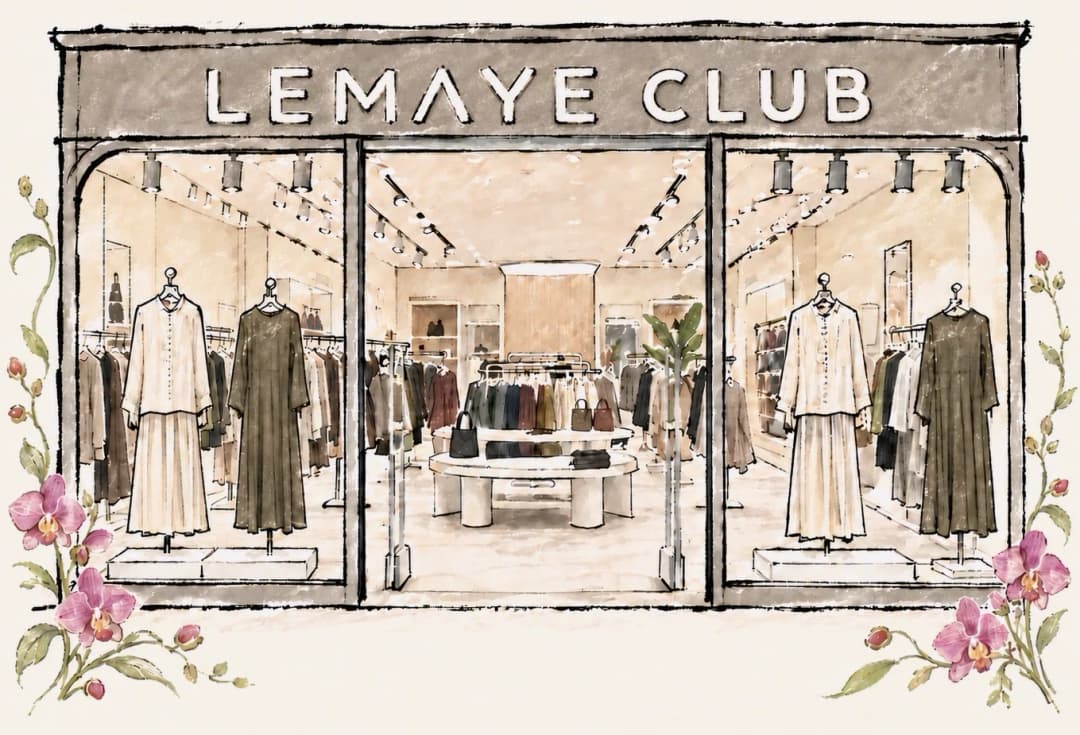 Lemaye Club boutique illustration